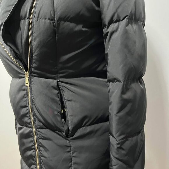 Cole Haan Signature Taffeta Down Quilted Oversize Hooded Front Zip Coat [size L] - Picture 5 of 11